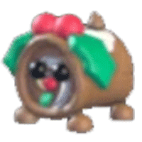 Yule Log Dog