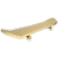 Gold Skateboard