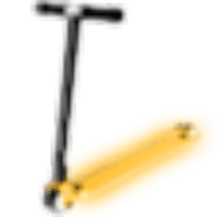 Neon Orange Scooter