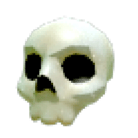Halloween White Skull Hat